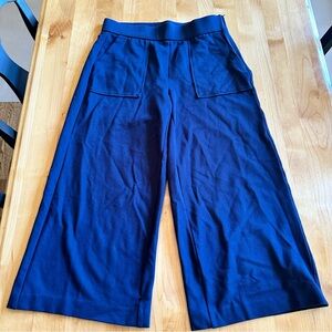 J. Crew 365 Navy Blue Culottes Size Small